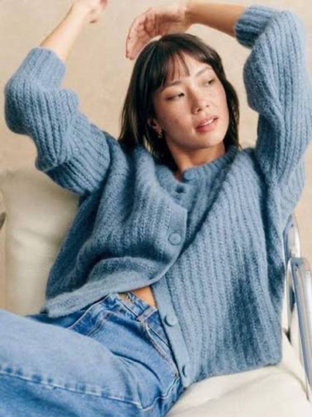 Sezane Emile 'Summer Blue' NWT